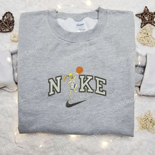 Nike x Lola Bunny Basketball Embroidered Sweatshirt, Looney Tunes Disney Embroidered Shirt, Best Gift Ideas