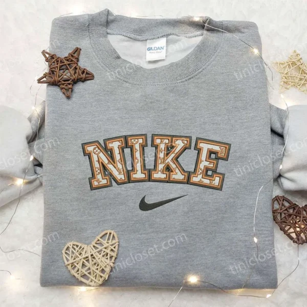 Nike x Louis Vuitton Embroidered Shirt, Custom Nike Embroidered Shirt, Best Gifts for Family