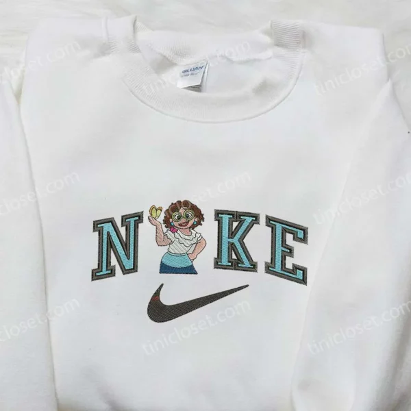 Nike x Mirabel Madrigal Embroidered Shirt, Encanto Walt Disney Movie Embroidered Shirt, Nike Inspired Embrodierd Shirt