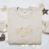 Nike x Miss Bunny Embroidered Shirt, Thumper and Miss Bunny Disney Embroidered Shirt, Nike Inspired Embroidered Shirt