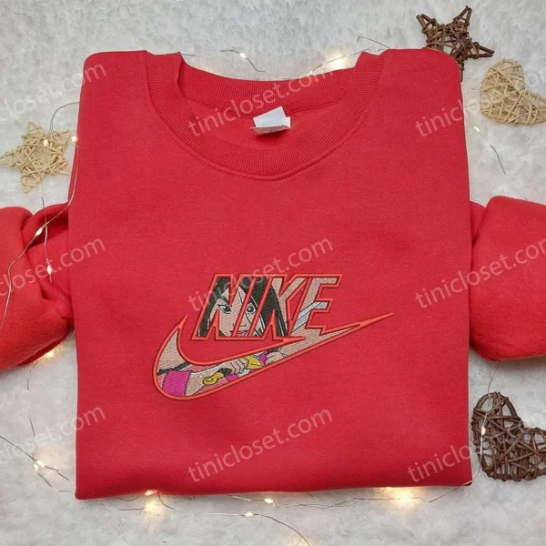 Nike x Mulan Embroidered Shirt, Disney Movie Embroidered Shirt, Nike Inspired Embroidered Shirt