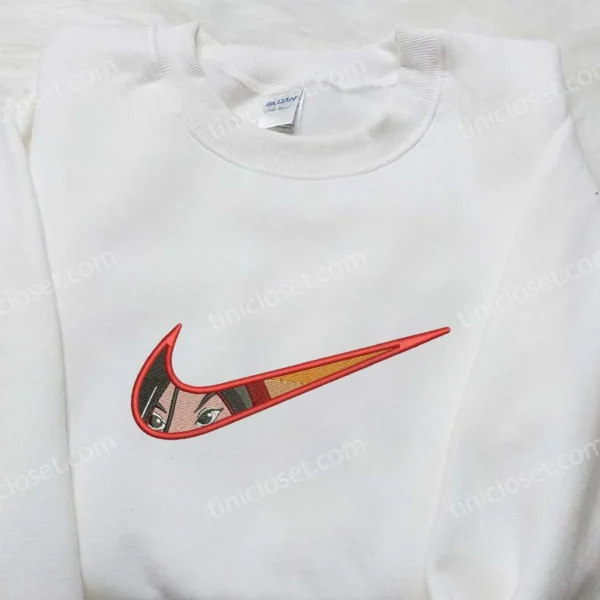 Nike x Mulan Swoosh Embroidered Shirt, Disney Movie Embroidered Shirt, Nike Inspired Embroidered Shirt