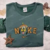 Nike x Pluto Embroidered Sweatshirt, Mickey Mouse Disney Embroidered Shirt, Nike Inspired Embroidered Shirt