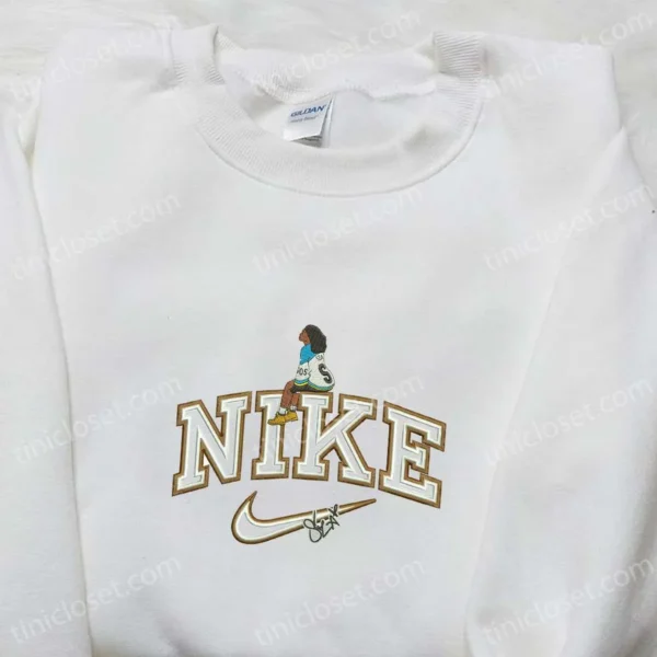 Nike x SZA Celebrity Embroidered Shirt, Custom Nike Embroidered T-shirt, Best Birthday Gift Ideas
