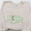 Nike x Tinkerbell Cartoon Embroidered Sweatshirt, Disney Characters Embroidered Hoodie, Best Birthday Gift Ideas