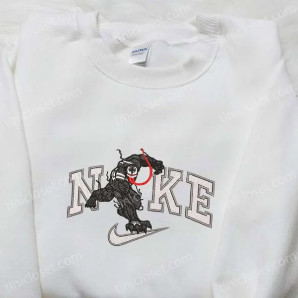 Nike x Venom Movie Embroidered Sweatshirt, Marvel Universe Embroidered Hoodie, Best Birthday Gift Ideas
