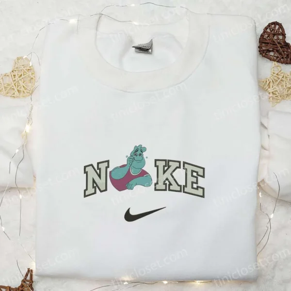 Nike x Wade Ripple Elemental Embroidered Sweatshirt, Disney Embroidered Hoodie, Custom Nike Embroidered Shirt