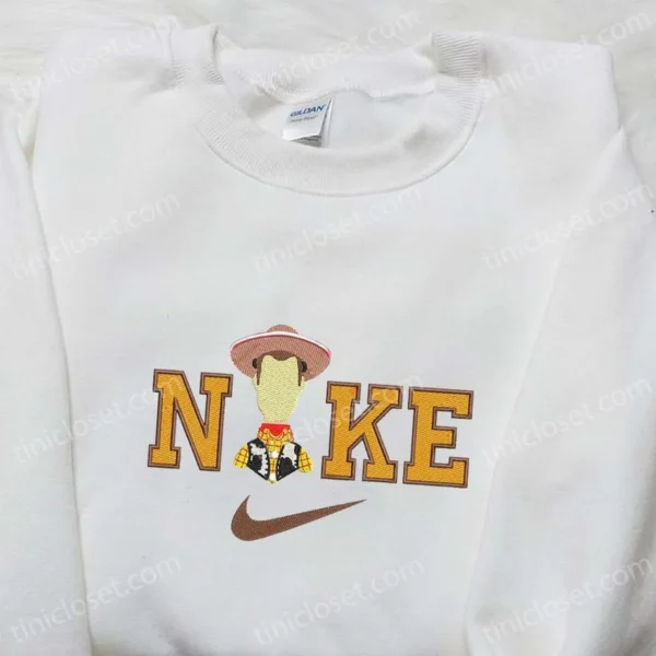 Nike x Woody Disney Embroidered Sweatshirt, Disney Characters Embroidered T-shirt, Best Gift Ideas for Family