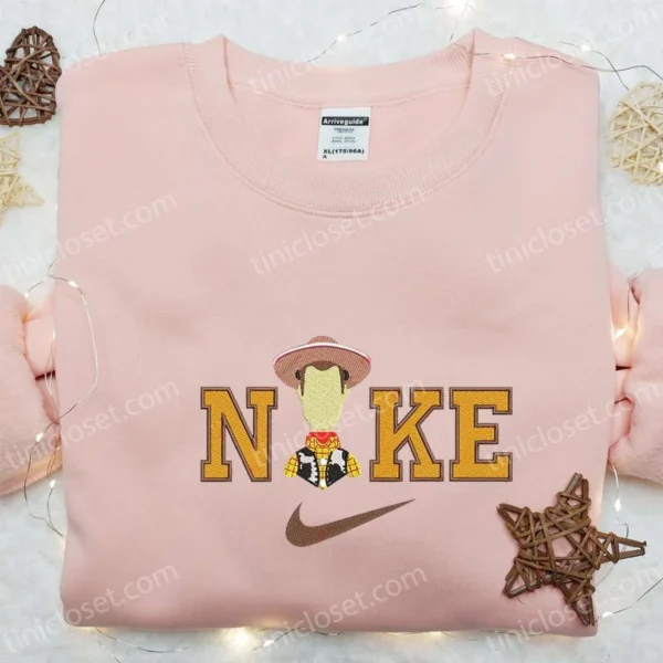 Nike x Woody Disney Embroidered Sweatshirt, Disney Characters Embroidered T-shirt, Best Gift Ideas for Family