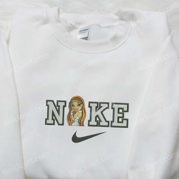 Nike x Yasmin Embroidered Sweatshirt, Bratz Cartoon Embroidered Shirt, The Best Gift