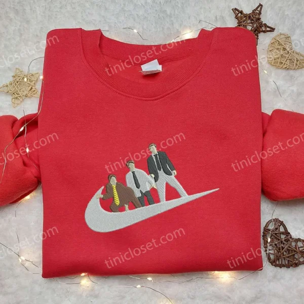 Office Colleague x Nike Embroidered Sweatshirt, Nike Inspired Embroidered Shirt, Best Gifts for Friends
