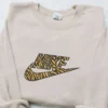Pattern Tigger x Nike Embroidered Sweatshirt, Nike Inspired Embroidered Hoodie, Best Birthday Gift Ideas
