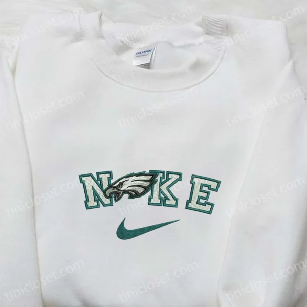 Philadelphia Eagles x Nike Embroidered Shirt, Sports Embroidered Hoodie, Best Gifts For Family