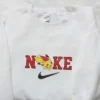 Pikachu Pumpkin Halloween x Nike Embroidered Sweatshirt, Halloween Embroidered Shirt, Best Halloween Gift Ideas