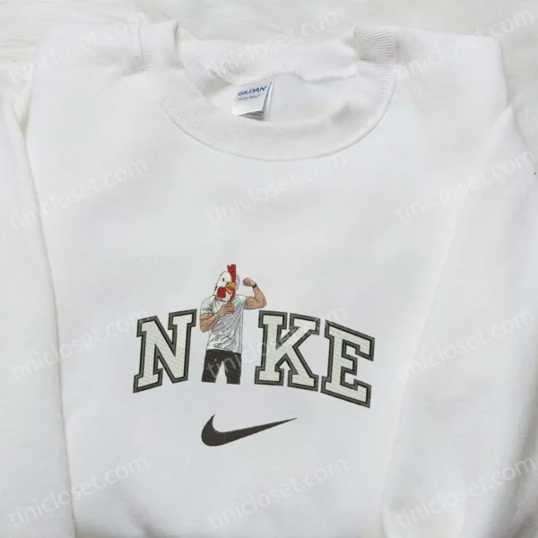 Roosterman x Nike Embroidered Sweatshirt, Celebrity Embroidered Sweatshirt, Nike Inspired Embroidered Hoodie