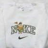 Rudy Pankow x Nike Swoosh Embroidered Shirt, Celebrity Embroidered Hoodie, Nike Inspired Embroidered Sweatshirt