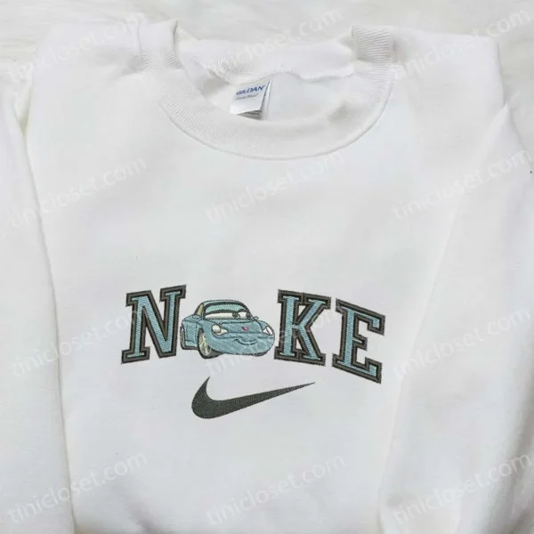 Sally Carera x Nike Cartoon Embroidered Shirt, Disney Characters Embroidered Sweatshirt, Custom Embroidered Hoodie