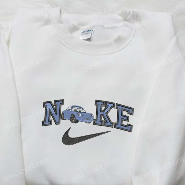Sally Carera x Nike Cartoon Embroidered Tshirt, Disney Characters Embroidered Sweatshirt, Custom Embroidered Hoodie
