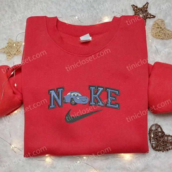 Sally Carera x Nike Cartoon Embroidered Tshirt, Disney Characters Embroidered Sweatshirt, Custom Embroidered Hoodie