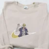 Sanji Anime x Swoosh Embroidered Hoodie, Cool Anime Clothing, Best Gift Ideas for Family