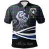 Scottish Inglis Modern Clan Crest Tartan Polo Shirt, Long Polo, Zipper Polo - Bend Style