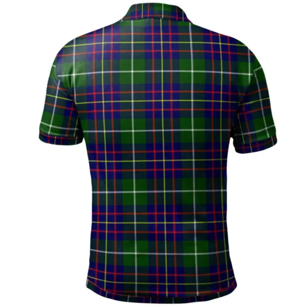 Scottish Inglis Modern Clan Tartan Polo Shirt, Long Polo, Zipper Polo