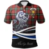 Scottish Kerr Ancient Clan Crest Tartan Polo Shirt, Long Polo, Zipper Polo Believe in Me
