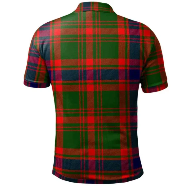 Scottish Kinninmont Clan Crest Tartan Polo Shirt, Long Polo, Zipper Polo