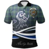 Scottish Leslie Hunting Ancient Clan Crest Tartan Polo Shirt, Long Polo, Zipper Polo Believe in Me
