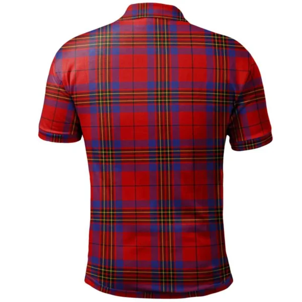 Scottish Leslie Modern Clan Tartan Polo Shirt, Long Polo, Zipper Polo