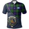 Scottish MacThomas Modern Clan Crest Tartan Polo Shirt, Long Polo, Zipper Polo - Celtic with Scotland Lion