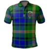 Scottish Maitland Clan Crest Tartan Polo Shirt, Long Polo, Zipper Polo - Scotland Lion