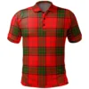 Scottish McCulloch Clan Tartan Polo Shirt, Long Polo, Zipper Polo