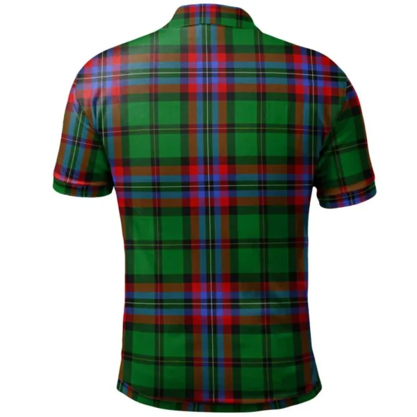 Scottish McGeachie Clan Tartan Polo Shirt, Long Polo, Zipper Polo