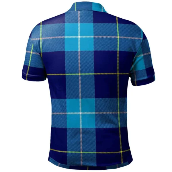 Scottish McKerrell Clan Crest Tartan Polo Shirt, Long Polo, Zipper Polo