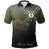 Scottish Menzies Green Ancient Clan Crest Tartan Polo Shirt, Long Polo, Zipper Polo Believe in Me