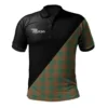 Scottish Menzies Green Ancient Clan Crest Tartan Polo Shirt, Long Polo, Zipper Polo - Bend Style