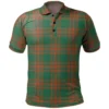 Scottish Menzies Green Ancient Clan Crest Tartan Polo Shirt, Long Polo, Zipper Polo Believe in Me