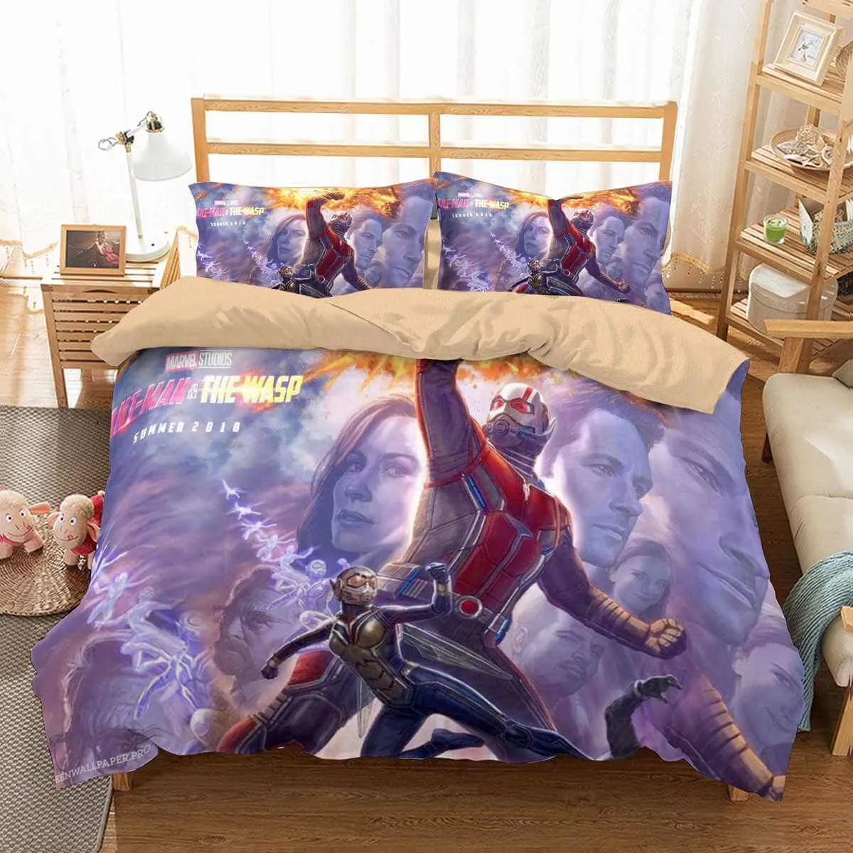 3D Customize Ant-Man And The Wasp Customized Duvet Cover Bedding Set