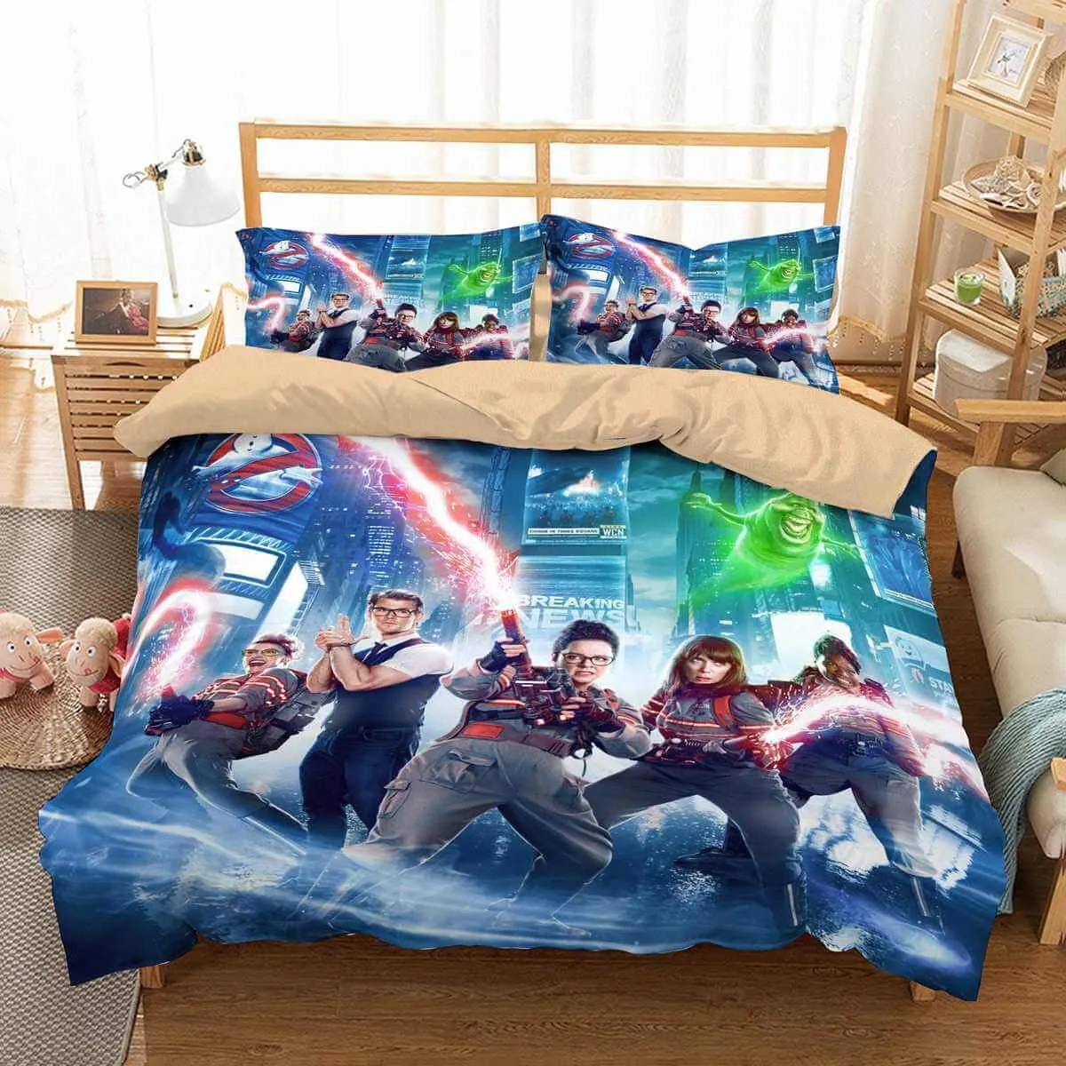 3D Customize Ghostbusters Customized Duvet Cover Bedding Set